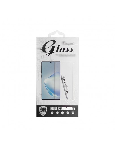 Стъклен протектор за целия екран No brand, За Samsung Galaxy Note 10 Plus, 3D, 0.3mm, Черен - 52557