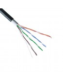 Кабел No brand OUTDOOR CAT5 UTP, Черен, С медно жило, 305m - 18408