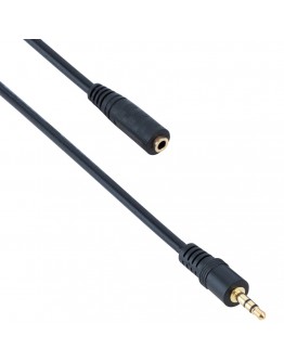 Аудио кабел DeTech M - F, 3.5мм, 3.0м - 18148