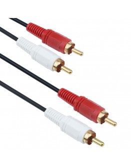 Кабел DeTech 2 чинча / RCA - 2 чинча / RCA, 1.5м, High Quality - 18017