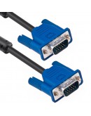 Кабел DeTech VGA - VGA, 1.8m, Ферит, Черен - 18035