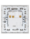 Девиаторен електрически ключ DeTech DE-9227-31, С рамка, Мат, Схема 6, 10А, 250V, За вграждане, IP20, Златист - 75123