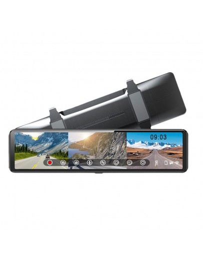 Видеорегистратор огледало за автомобил, No brand XL1000, 12