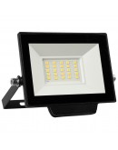 LED прожектор DeTech, 20W, 6500K, IP65, Черен - 77023