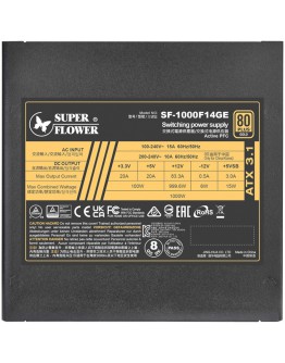 Super Flower Leadex III Gold 1300W ATX 3.1, 80