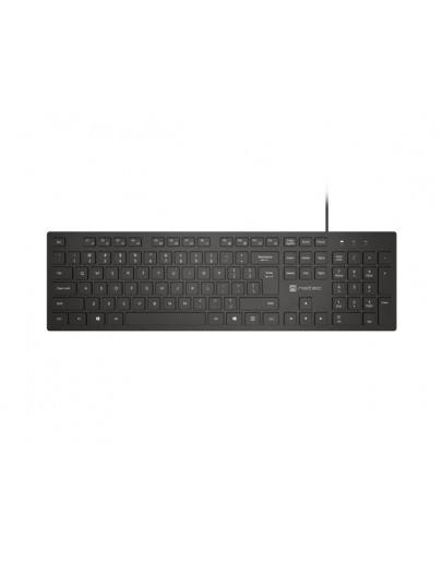 Natec Keyboard Herring Glow US, Black, Slim