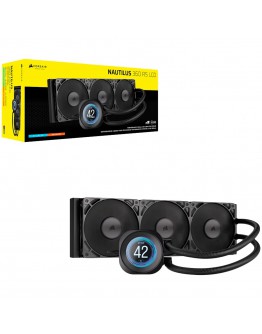CORSAIR NAUTILUS 360 LCD, 360mm Radiator, Liquid