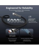 Vention кабел Cable - USB2.0 Type-C to Type-C - 5A Fast Charging, 240W, PD3.1, 1.2m -  CTYBAV