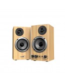 Genius тонколони Speakers 2.0 - SP-HF520BT - 20W RMS, Bluetooth, 3D Surround, Pine Wood