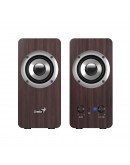 Genius тонколони Speakers 2.0 - SP-HF400 - 10W RMS, Dark Brown