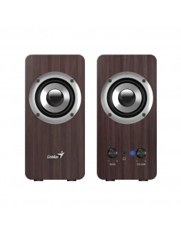 Genius тонколони Speakers 2.0 - SP-HF400 - 10W RMS, Dark Brown
