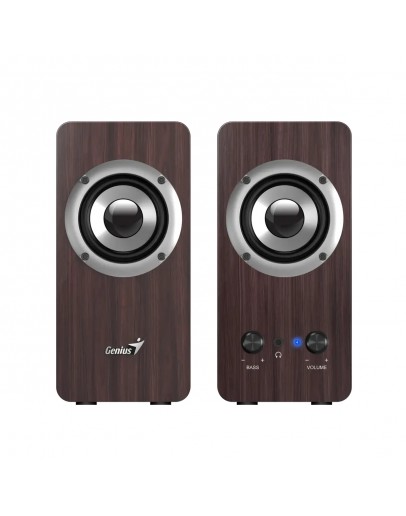 Genius тонколони Speakers 2.0 - SP-HF400 - 10W RMS, Dark Brown