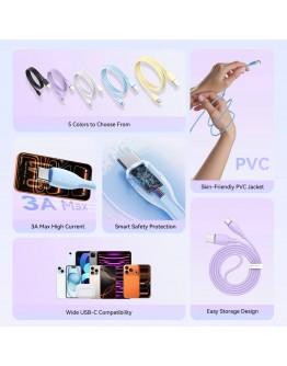 Vention Кабел USB 2.0 A Male to C Male 3A 0.25M Black - CTWBC