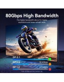 Vention Кабел Cable - Display Port v2.1 DP M / M Black 16K@60Hz, 3M - HGBHI