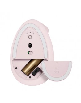 Logitech Lift Vertical Ergonomic Mouse - ROSE/DARK