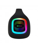 Тонколона Kisonli K12, Bluetooth, USB, SD, AUX, RGB, Черен - 22294