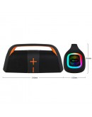 Тонколона Kisonli K12, Bluetooth, USB, SD, AUX, RGB, Черен - 22294