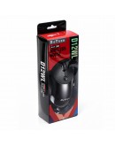 Мишка DeTech D12WL, Безжична, USB, Черен - 782