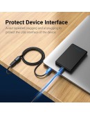 Vention Кабел USB 3.0  Extension AM / AF - 0.5M Black - CBHBD