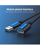 Vention Кабел USB 3.0  Extension AM / AF - 5.0M Black - CBHBJ