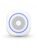 Смарт алармена система No brand PST-H3, 5в1, Wi-Fi, Tuya Smart, Бял - 91011