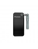 Verbatim Pocket SSD USB 3.2 Gen 2 512GB Black/Grey