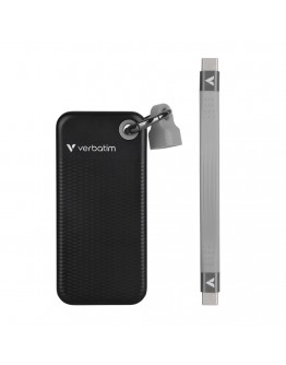 Verbatim Pocket SSD USB 3.2 Gen 2 512GB Black/Grey