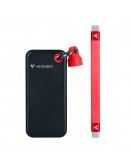 Verbatim Pocket SSD USB 3.2 Gen 2 512GB Black/Red