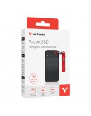 Verbatim Pocket SSD USB 3.2 Gen 2 512GB Black/Red