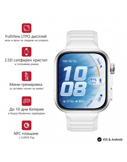 Huawei Watch Fit 5 Pro Niki-B29FS White + Huawei Freebuds SE 4 ANC