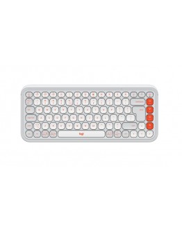 Logitech Pop Icon Keys - White - US INT'L - BT - N