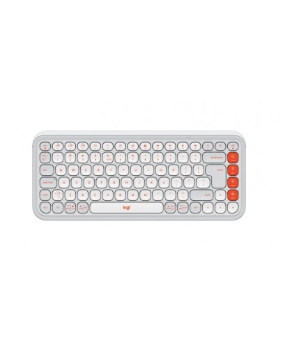Logitech Pop Icon Keys - White - US INT'L - BT - N