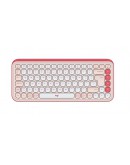 Logitech Pop Icon Keys - Rose - US INT'L - BT - N/