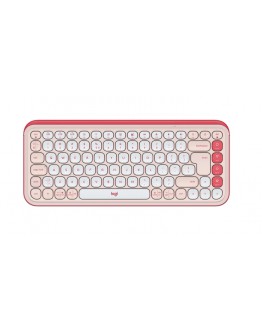 Logitech Pop Icon Keys - Rose - US INT'L - BT - N/