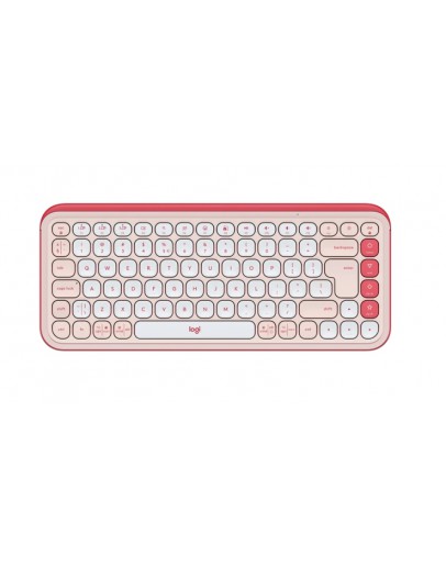Logitech Pop Icon Keys - Rose - US INT'L - BT - N/