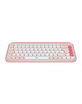 Logitech Pop Icon Keys - Rose - US INT'L - BT - N/