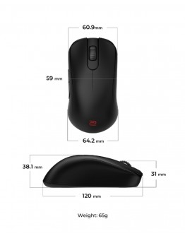 BenQ ZOWIE S2-DW 4K Wireless Mouse for Esports
