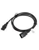 Lanberg extension power supply cable IEC 320 C13 -> C14 1.8m VDE