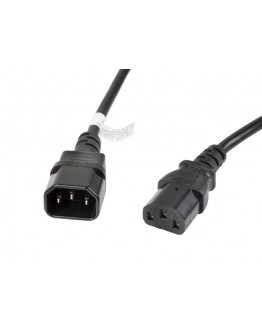 Lanberg extension power supply cable IEC 320 C13 -> C14 3m VDE