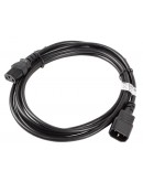 Lanberg extension power supply cable IEC 320 C13 -> C14 3m VDE
