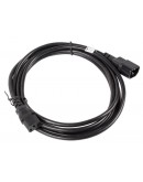 Lanberg extension power supply cable IEC 320 C13 -> C14 3m VDE