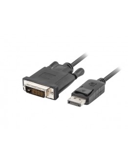 Lanberg display port (M) V1.2 -> DVI-D (M) (24+1) cable 1m