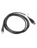 Lanberg USB-A (M) -> USB-B (M) 2.0 cable 1.8m