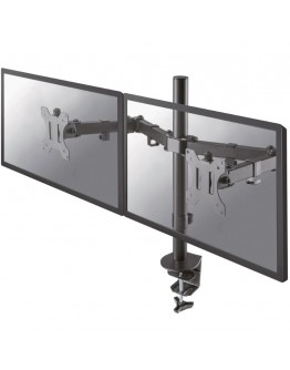 Neomounts Flat Screen Desk Mount (clamp/grommet) for 2 screens