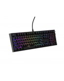 Genesis Mechanical Gaming Keyboard Thor 404 Black RGB Backlight Gateron Yellow Pro