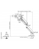 Neomounts Monitor arm 10-49