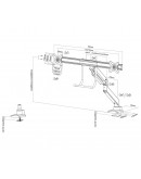 Neomounts Monitor arm 10-32
