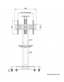 Neomounts Mobile Flat Screen Floor Stand (32-75