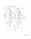 Neomounts Level-850 TV mount wall 24-65