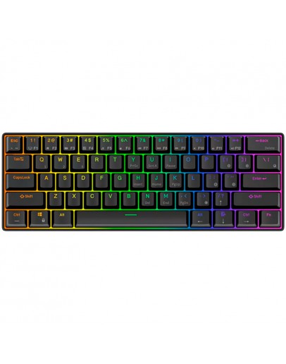 ROYAL KLUDGE RK61 Black Gaming Keyboard Red switch